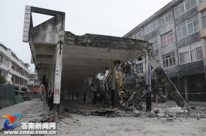 澄海菜市场拆危建新 - 苍南新闻网