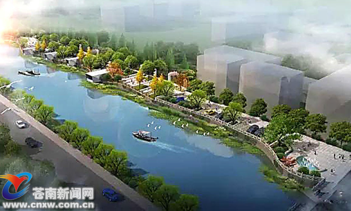 金乡环城绿道开建 - 苍南新闻网