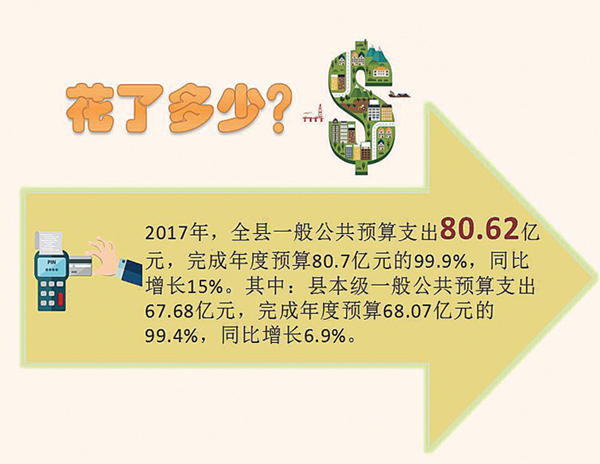 政府的錢從哪里來，花到哪里去？圖解2017蒼南縣政府“賬本”